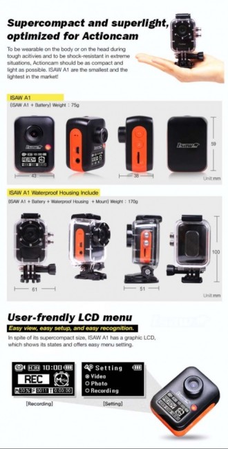 ISaw A1 Wearable HD + prezent! ISaw A1 Wearable HD + prezent!